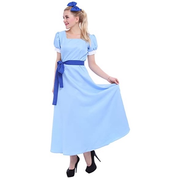 SOLD Disney Peter Pan Wendy Cosplay Costume Dress - Picture 1 of 7